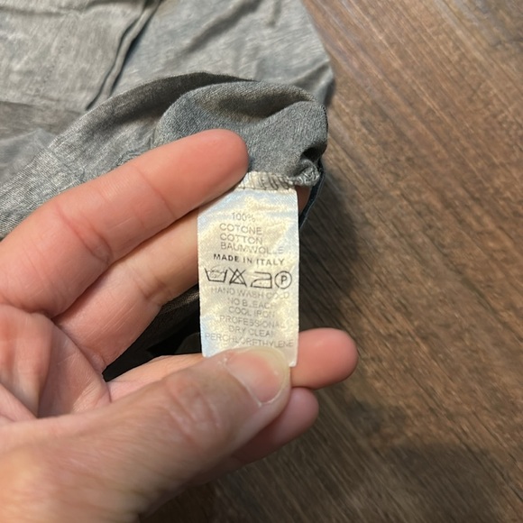 Lot of 3 Gran‎ Sasso Knitted Tshirts 1 crewneck 2 vneck no size see measurements - Picture 5 of 12